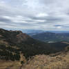 Looking back down on Hyalite resevoir.