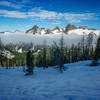 View South from High on Blue Lake Trail