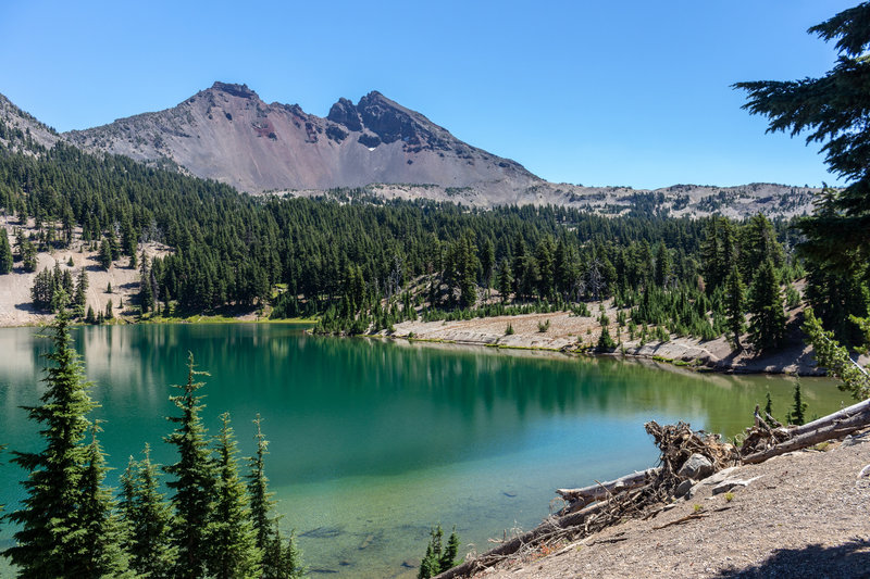 Green Lakes in front of Broken Top