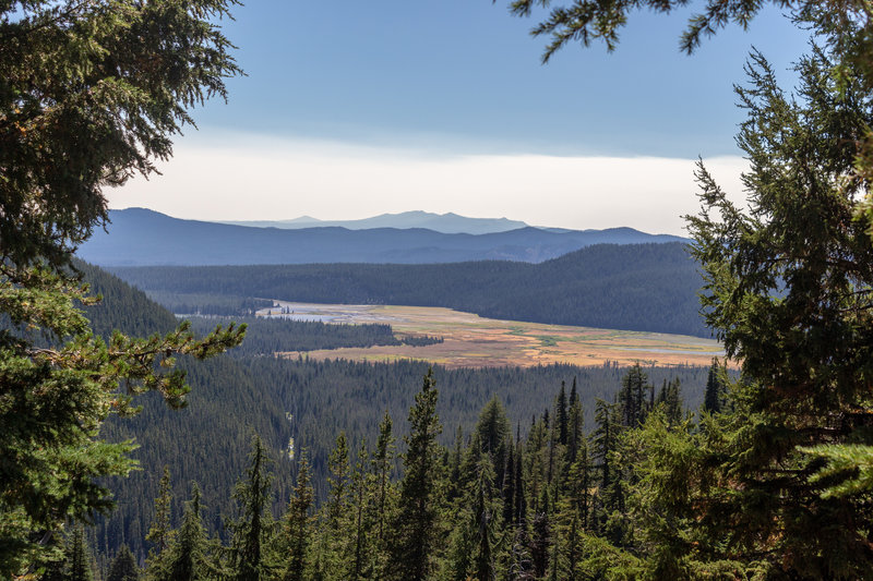 Sparks Lake from Soda Creek Trail.