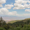 View of Roosevelt Lake from trail.