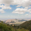 Looking northwest from trail.