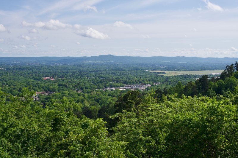 A view from the start of the Sunset Trail. The views from West Mountain are great.