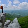 One of many beautiful views off of North Fork Mountain Trail, West Virginia.