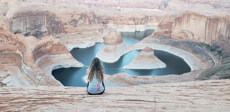 Sydney enjoying the view