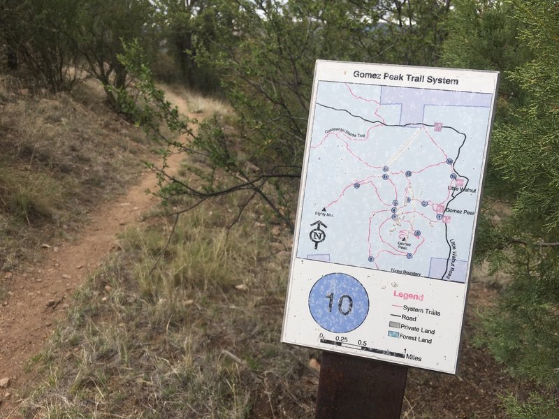 Markers on Mountain Loop Trail
