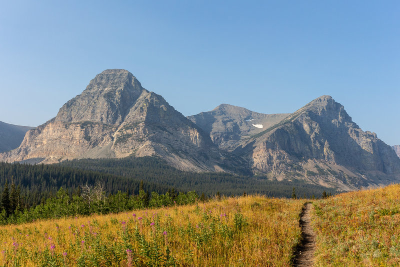 Bad Marriage Mountain from the Cut Bank Trailhead.