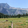 Razoredge Mountain and Triple Divide Peak.