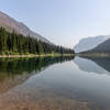 Medicine Grizzly Lake from its western shore.