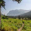 Bad Marriage Mountain from the Medicine Grizzly Trail.