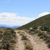 Crest of the trail out of Compuel
