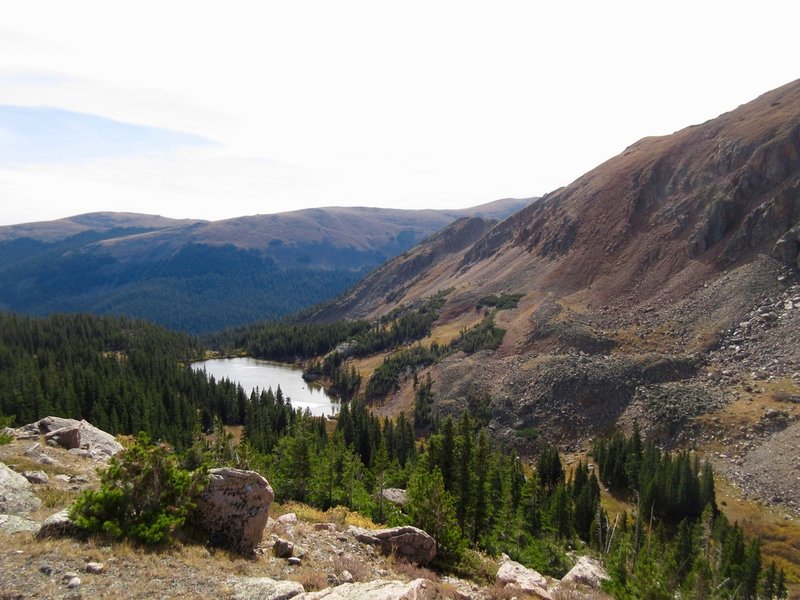 Clayton Lake below