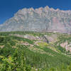 Mount Rockwell and the southern flank of Sinopah Mountain.