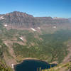 Cobalt Lake from Chief Lodgepole Peak.