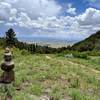 Looking back on the San Luis Valley after entering the meadow.