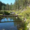 Spring Creek in September, looking southwest.