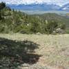 View across the Arkansas River Valley to the Collegiate Peaks/Sawatch Range.