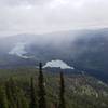 View from abandoned lookout at the end of Round Mountain Trail 1144A.