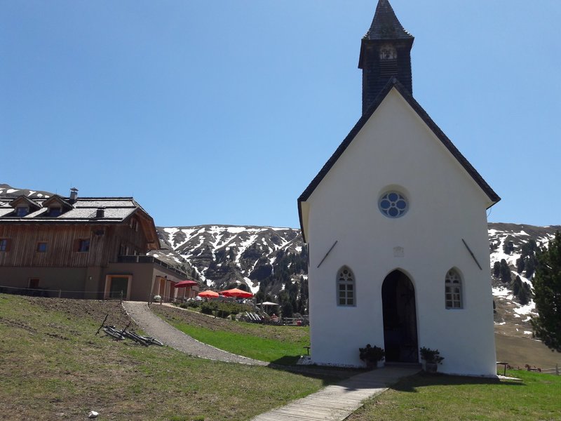 Church near Rifugio Zallinger.