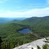 Overlook towards Lonesome Lake from Hi-Cannon Trail.