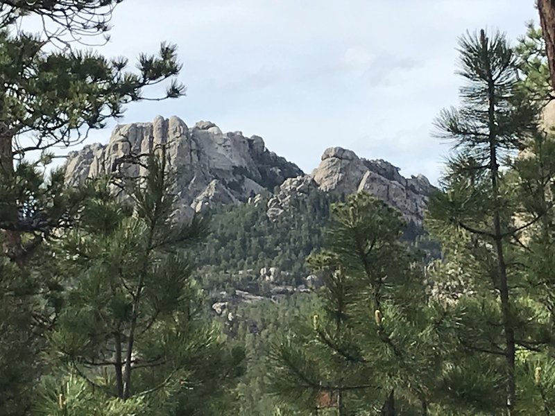 Mount Rushmore from The Centennial Trail.