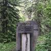 Trail marker - Rushmore Spur Trail.