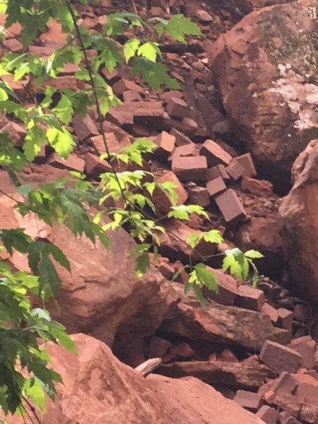 Trail damage on way to Middle and Upper Emerald Pools. June 17, 2019.