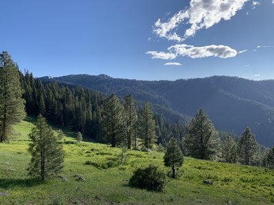 A beautiful view looking southwest towards Dutchman Peak.