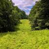 View down the right of way corridor on the Granite ROW Trail.