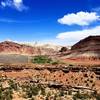 This is the view at the end of the trail, looking towards the campground area.