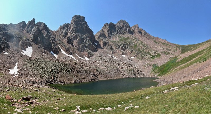 Snow Lake, Snow Peak, and Snow Pass. This is the Gore Range at its best.