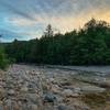 The East Branch Pemigewasset River from Franconia Brook Tentsite.