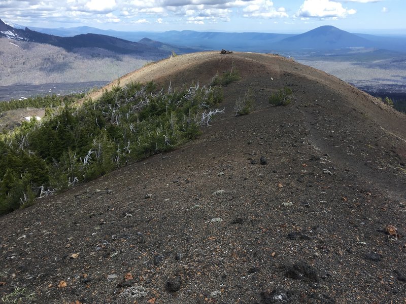 View north from the summit