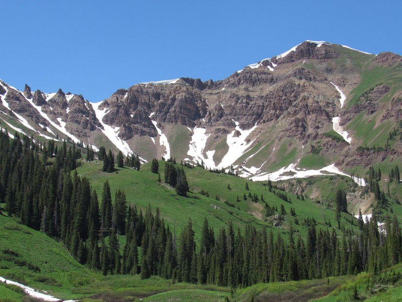 On the Rustlers Gulch trail