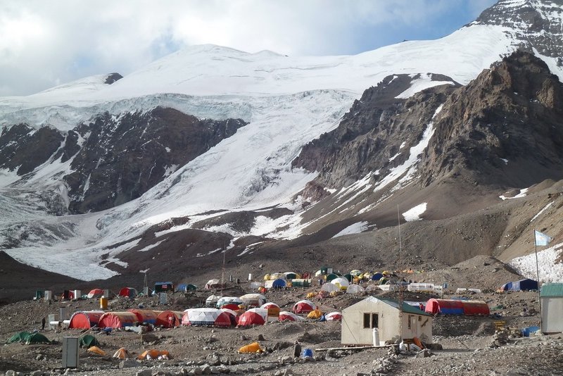 Plaza de Mulas camping area