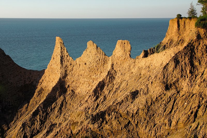 Just before Golden Hour at Chimney Bluffs State Park