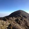 The summit of Cerro Cruz in the distance