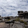 Rough-hewn terrain on the Wonderland Loop