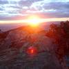 Sunrise on top of Cucamonga Peak