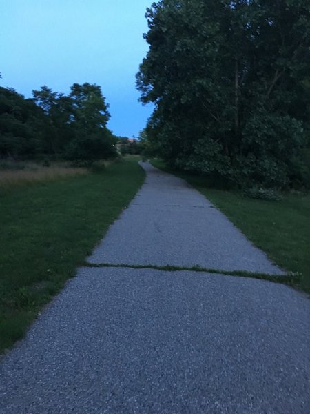 Path near Fuller road.