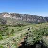 The "Wall" was lots of fun to run down yesterday afternoon. It's a lot less fun to come back up in the morning.