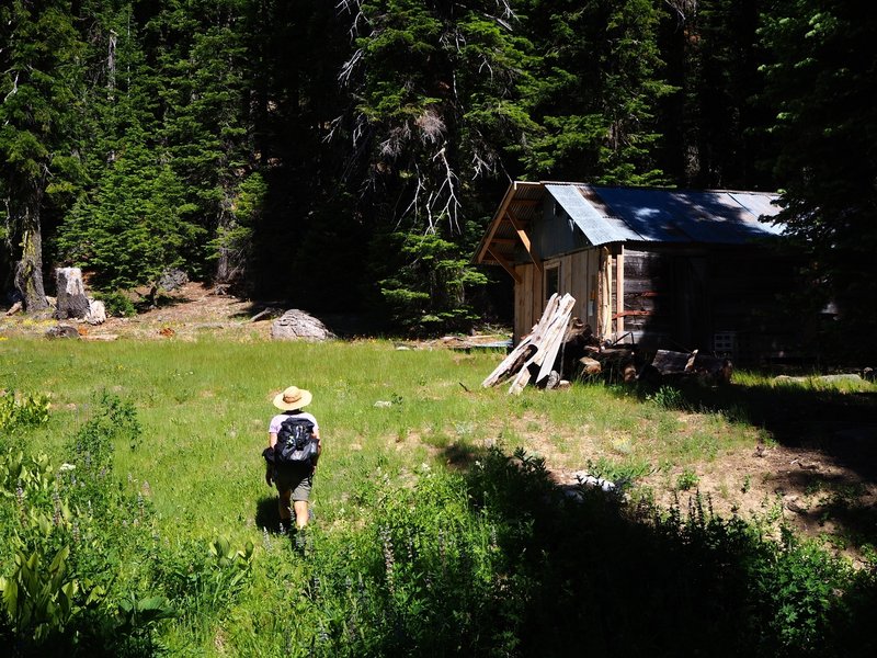 Kendall Cabin at the end of the trail