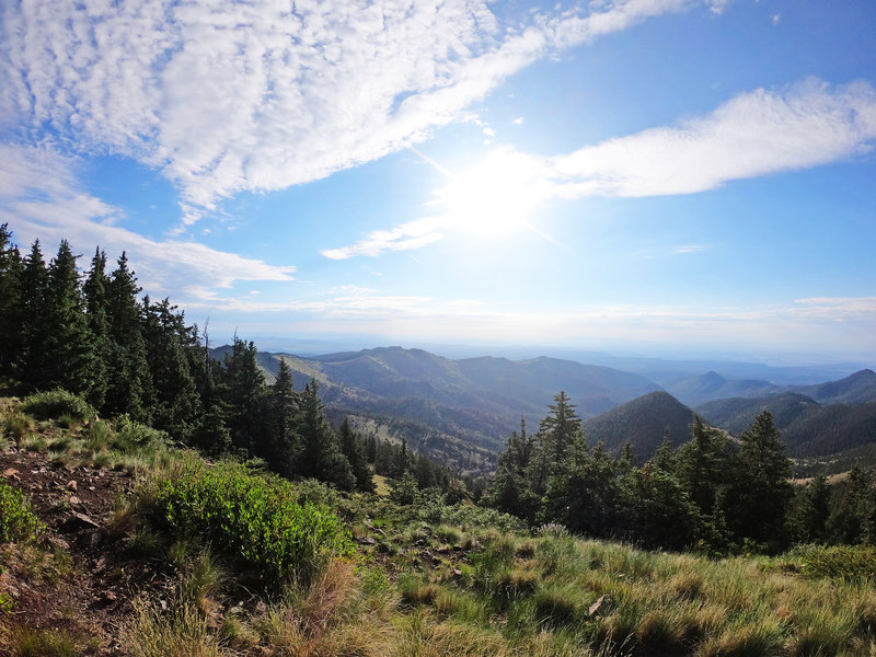 Looking east from the summit of Mount Taylor.