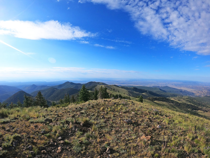 Looking south from the summit of Mount Taylor.