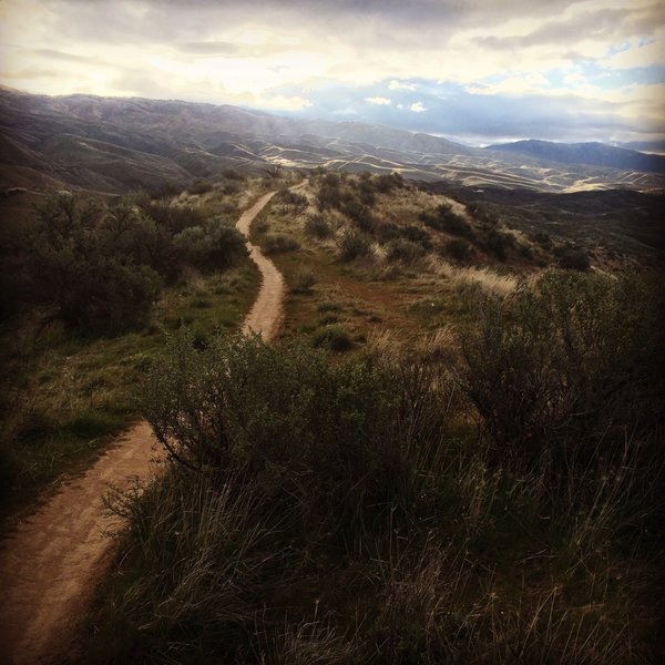 Sunrise over Polecat Trail