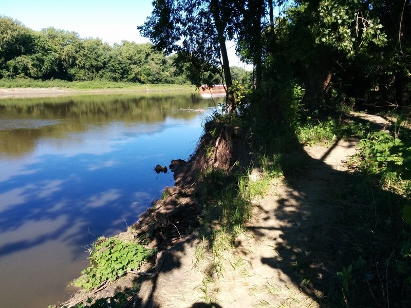 Trail has frequent views of the Minnesota River.