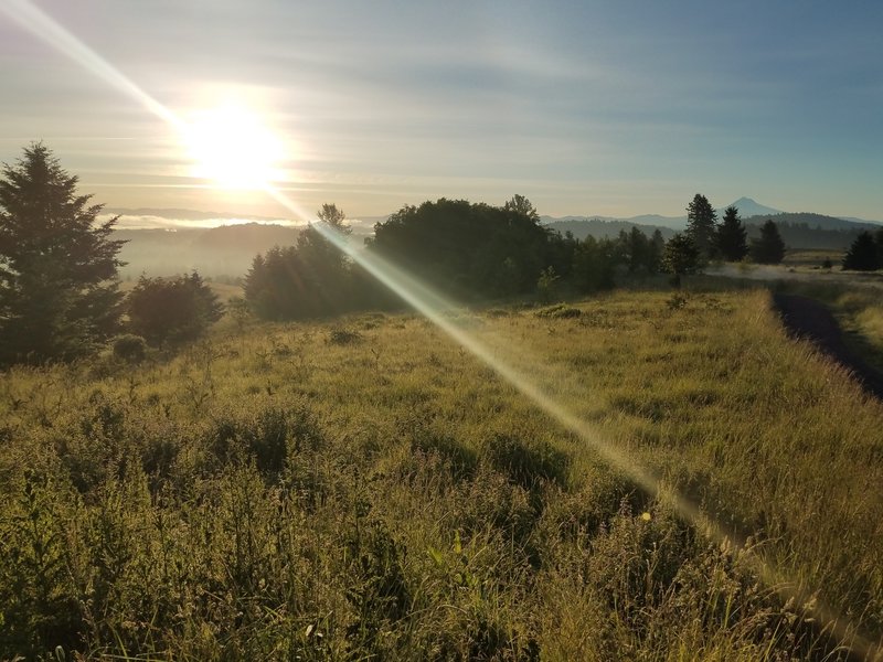 Sunrise at Powell Butte