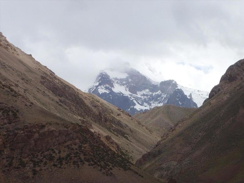 Up the valley toward Aconcagua.