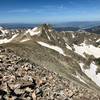 Paiute from the summit of Audubon. The east ridge route is obvious.