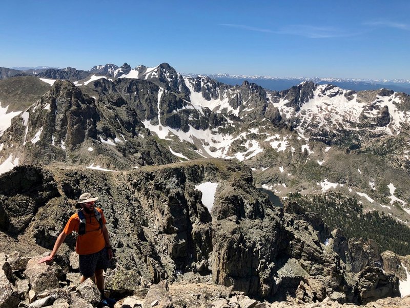 The view south from Paiute's summit is incomparable.